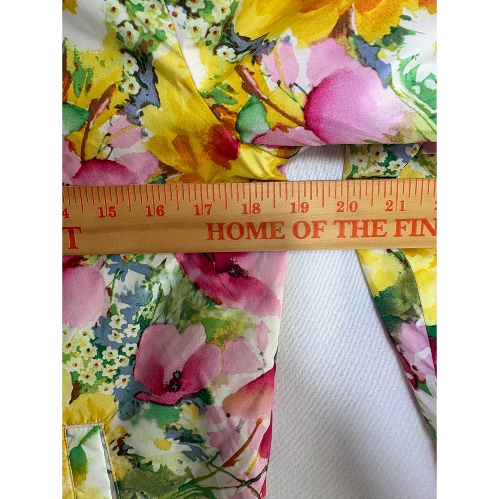 Gap Kids Floral Windbreaker Jacket Multicolor Hooded Full Zip XL‎ 12-13 Regular - Picture 4 of 9